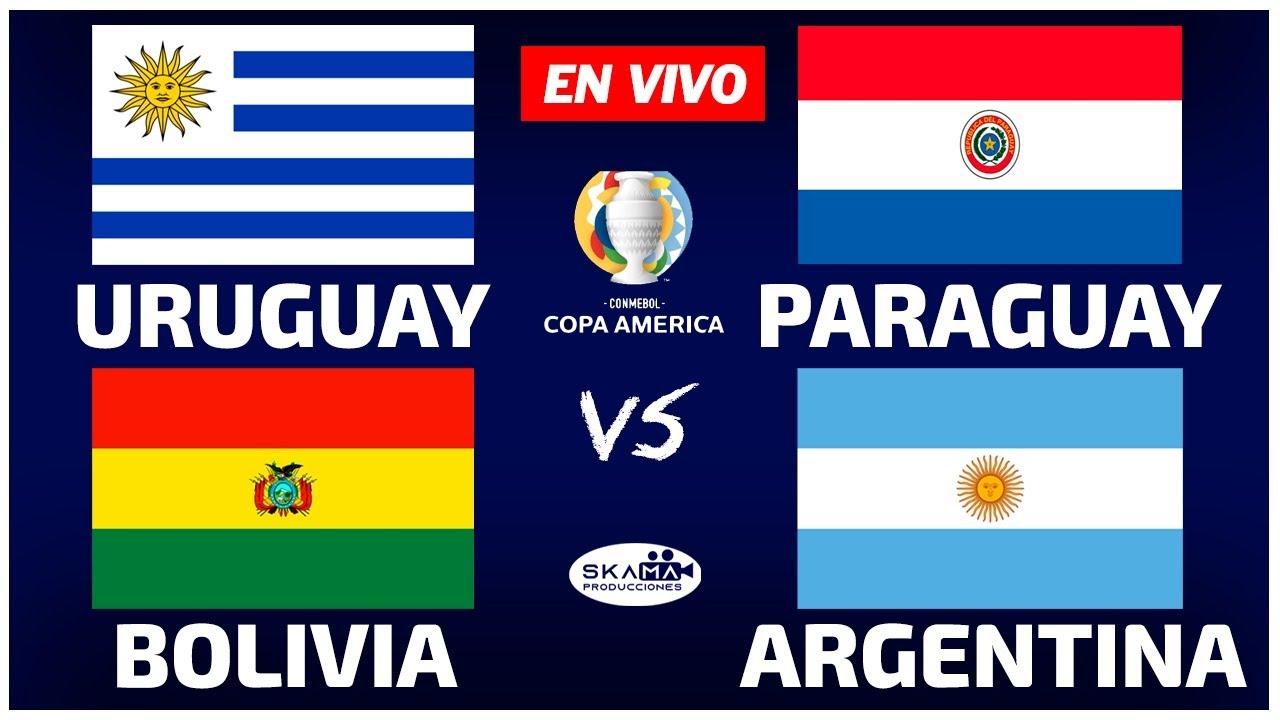 Uruguay Vs Paraguay Y Bolivia Vs Argentina En Vivo Copa America 2021 Narracion Emocionante Youtube