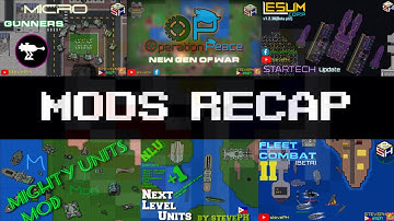 Mod in Rusted Warfare - All Mods Recap | 1K Subs Special