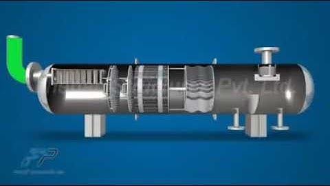 Separation Process Inside Test Separator