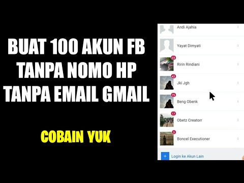 Trik Buat akun fb tanpa nomor hp dan email