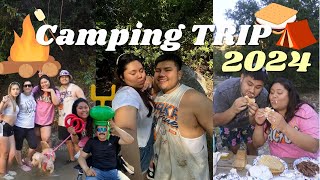 Our 2024 Camping Trip With The Cuevaz Family 🏕️ | COOKING, LAKE, & FAMILY TIME