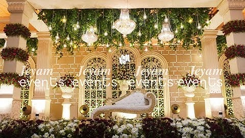 Stage Decoration Ganga Grandeur  Nagercoil- Palace Theme