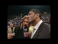 Batista decides which champion he will face off against at WrestleMania 21 part 2 2005