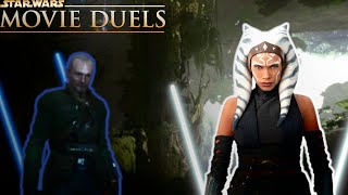 What if Ahsoka teamed up with Starkiller to find Thrawn? | ‘The Force Unlimited!’
9 ABY, on the jungle surface of Kashyyyk...
Ahsoka Tano has heard rumors of Grand Admiral Thrawns return. Seeking allies across the galaxy, she intends to try and gain the cooperation of potentially the most powerful of them all. Travelling to Kashyyyk, Ahsoka searches the planet for the abode of the old General Starkiller...
Be sure to leave your suggestions for Duels in the comments!
*Any scenario that my videos show that would appear or has appeared in the official MD release is purely coincidental, Im not a dev and even if I was, I wouldnt be a very good one. :D
Mod - https://www.moddb.com/mods/movie-duels | https://discord.gg/urmCtzTd | https://www.moddb.com/mods/empire-at-war-re
Additional Mods - Pakscape https://jkhub.org/files/file/89-pakscape/ | Public - Dropbox https://www.dropbox.com/sh/jw4a026brkhniwv/AACHXP1R1vWv8QM_Drp-aF3pa?dl=0 | JKEmpire https://discord.gg/aaVdvXp | Lightsaber Hilt Collection https://jkhub.org/files/file/3552-lightsaber-hilt-collection/ | Movie Battles 2 https://www.moviebattles.org/ | Colored Screens https://jkhub.org/files/file/14-multiple-coloured-screens-green-screen-effect/ | WB Academy https://jkhub.org/files/file/1139-wb-academy-fists-of-fury/ | General Starkiller https://community.moviebattles.org/threads/penekepack-2-3-compatible-with-1-9-2.2499/page-22 |
Additional Voices - ElevenLabs https://beta.elevenlabs.io/speech-synthesis
Music - Battlefront 2 (2005) Soundtrack HD - The Gungan City
Star Wars: The Force Unleashed music - Main Theme
Star Wars- Force Unleashed 2 - Soundtrack OST - 01 Main Title and the Test Chamber - Mark Griskey
Ahsoka Leaves
Thrawns Web - Star Wars Rebels Soundtrack
Anakin and Ahsoka - Kevin Kiner
Escape from the Monastery
Star Wars: The Force Unleashed music - Darth Vader Boss 1
Ahsoka Duels the Inquisitors
Star Wars - Rahm Kota Suite (Theme)
Hyperspace
Star Wars: The Force Unleashed Soundtrack - Galen Marek Theme
#starwars #movieduels #jediacademy What if Ahsoka teamed up with Starkiller to find Thrawn? | ‘The Force Unlimited!’