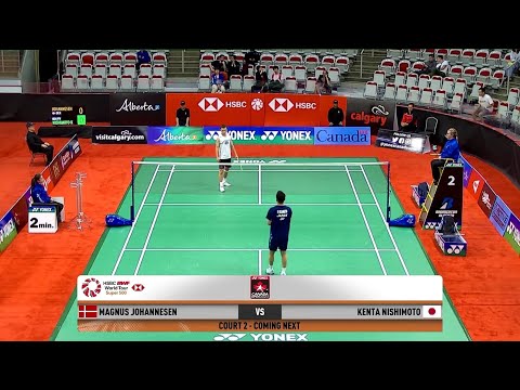 Quarterfinals | Magnus Johannesen VS Kenta Nishimoto | Canada Open 2023