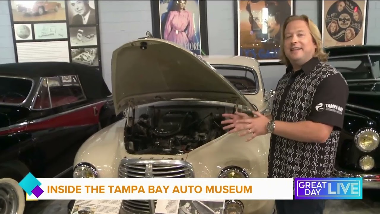 WTSP Great Day Live Features the Tampa Bay Automobile Museum!