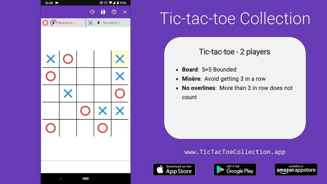 Tic Tac Toe 5x5 - Game 15 