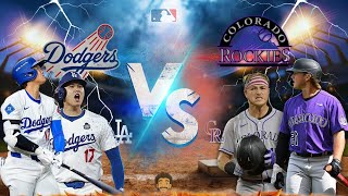 Los Angeles Dodgers 🆚 Rockies de Colorado 🔴 EN VIVO (25/6/25)  🔴⚾⚾