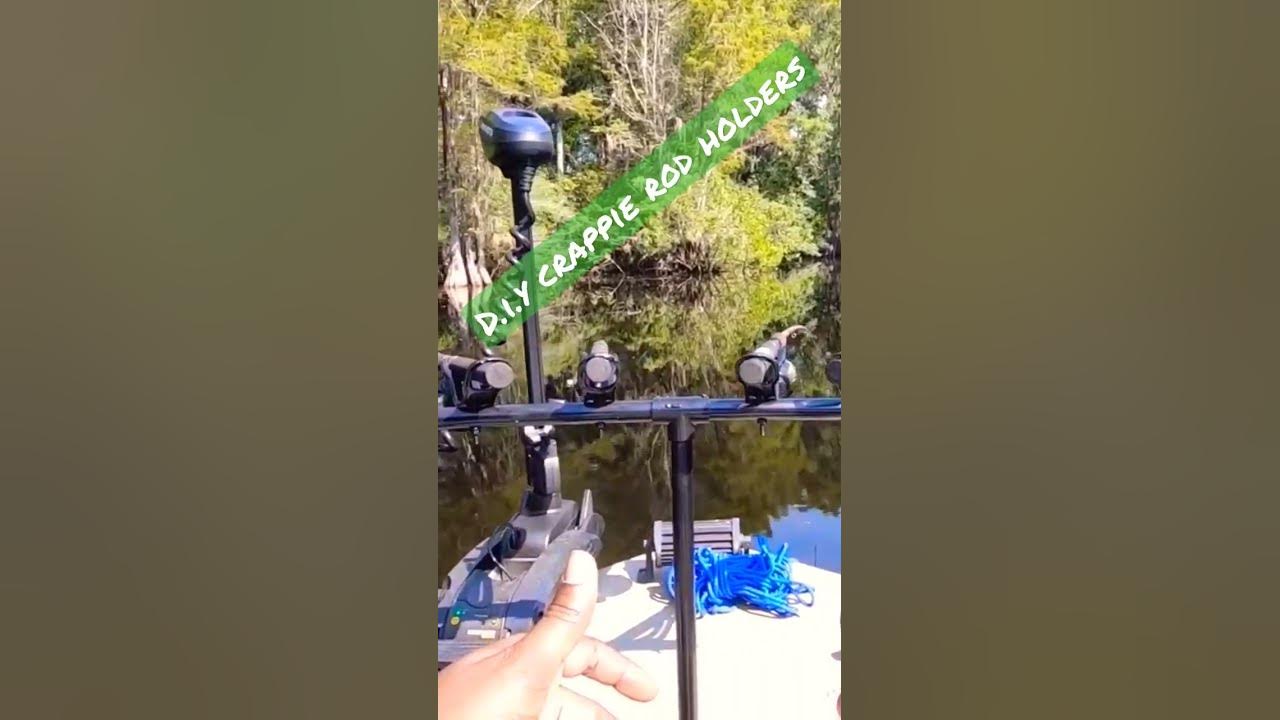 D.I.Y Crappie Rod Holders! (spider-rigging) 