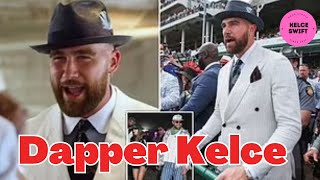 The moment DAPPER Travis Kelce CELEBRATES big WIN at the Kentucky Derby