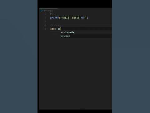 #code Hello World | c | c++ | python | js - YouTube