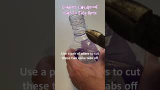 Child Resistant Safety Cap Hack