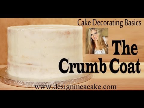 How to Crumb Coat a Cake - YouTube