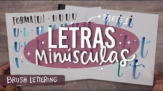 Aprende Letras Minúsculas (Parte 1) - Brush Lettering