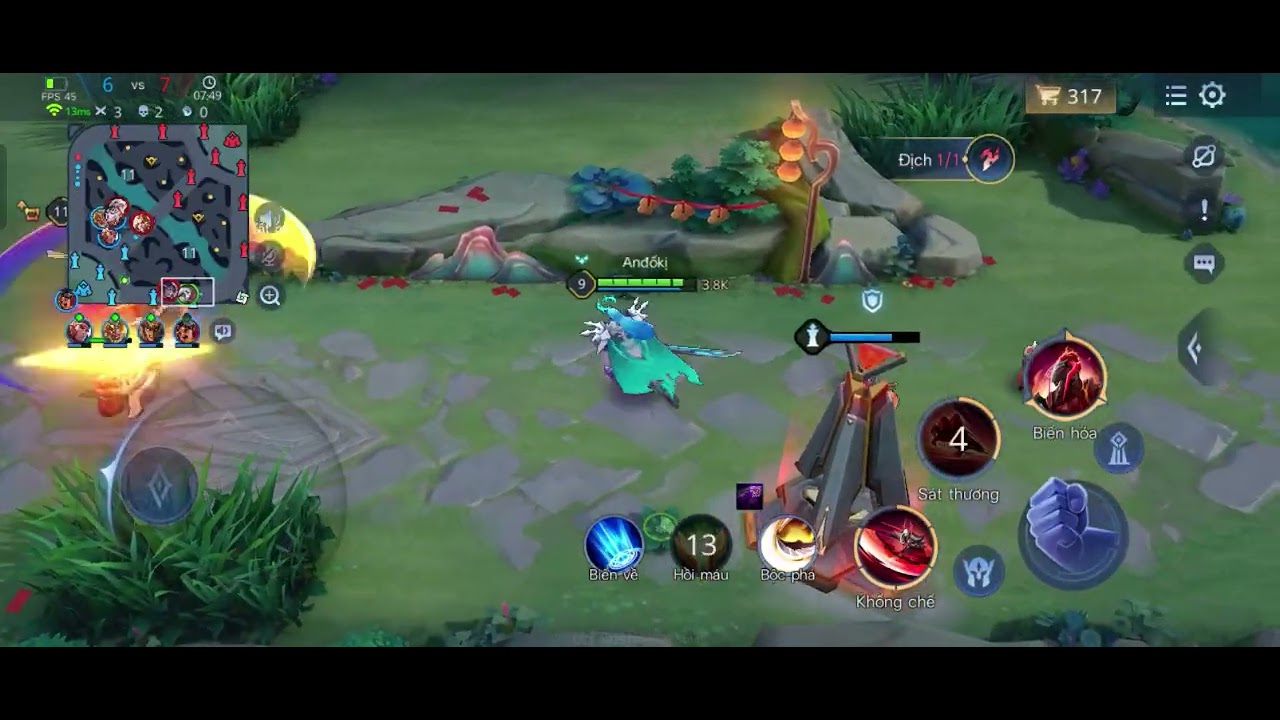 Thử quay trên điện thoại yếu mà fps tụt quá