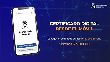 Cómo obtener tu certificado - App Android