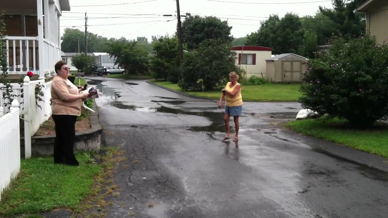 Wallingford trailer park residents evacuated before Hurricane Irene YouTube