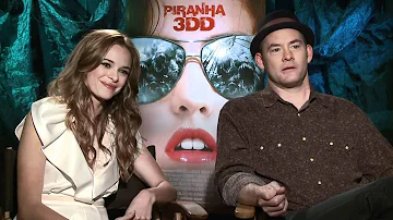 Piranha 3DD - Interview with David Koechner and Danielle Panabaker