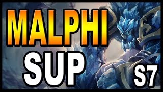 👍 MALPHITE SUPPORT S7 | (GUÍA) - Maestrias, Runas y Objetos (Build) | Vídeo Gameplay | Parche 7.3