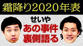 霜降り2020年表! せいやあの事件の裏側を語る!粗品のギャンブル負け総額は?【霜降り明星】