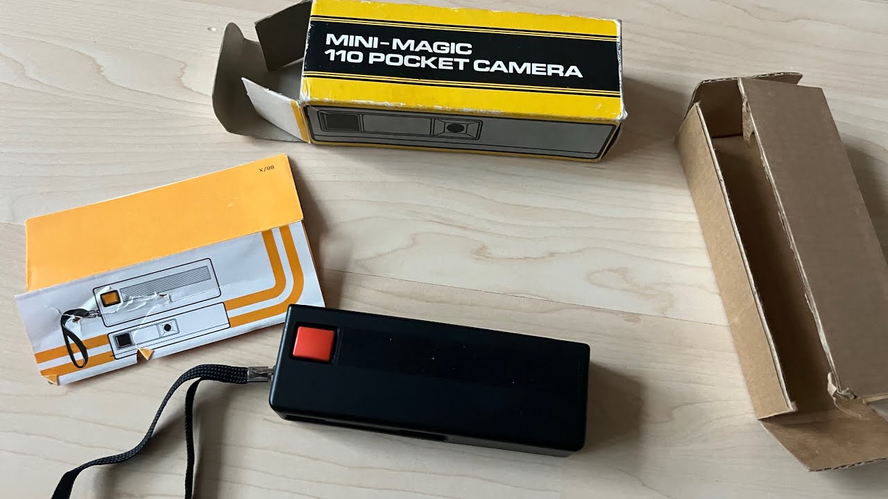 WOW! Unboxing mini-magic 110 pocket film camera shooting compact