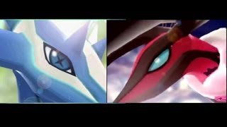 Pokemon X & Y Side by Side Comparison: Cinematic Opening Introduction Video/Trailer