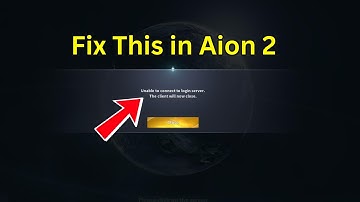 Fix Aion 2 Unable to connect to login servers