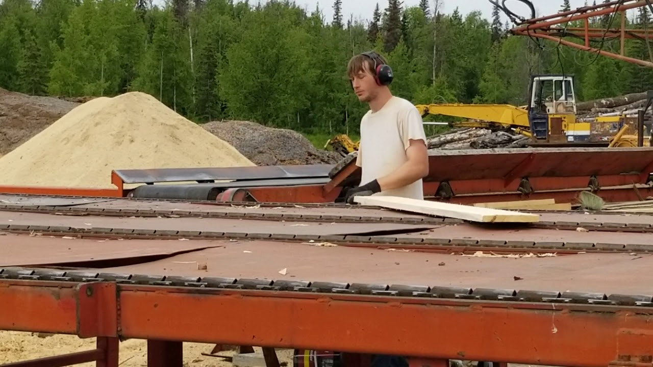 Part two pedestal one sawmill in Alaska YouTube