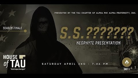 Alpha Phi Alpha Spring 16 Probate Highlight - Tau Chapter (University of Illinois)