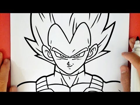 COMO DESENHAR O VEGETA SUPER SAYAJIN BLUE 