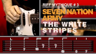 Miniatura del video "Apprendre à jouer Seven Nation Army à la guitare"