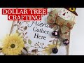 DOLLAR TREE DIY FALL DECOR!!    MAKE A BEAUTIFUL WALL AND DOOR PLAQUE 