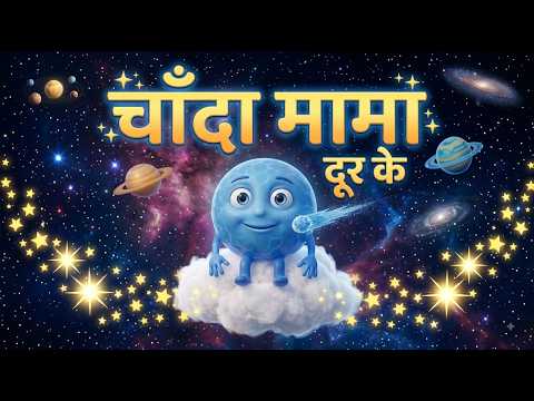 चंदा मामा दूर के Chanda Mama Door Ke Kalu Madari 3D Hindi Nursery Rhymes For Children Hindi Poem