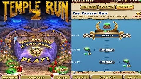 Temple Run 2 The Frozen Run Global Challenge Android Gameplay