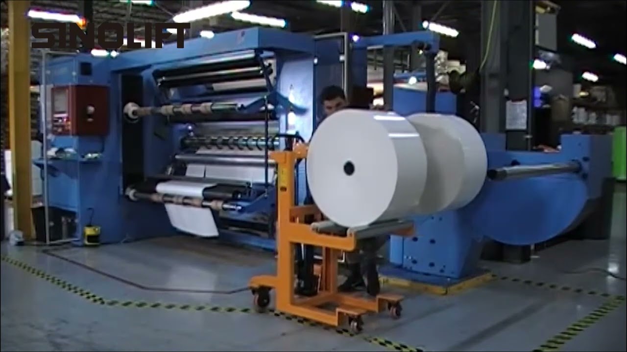 Sinolift MRL Hydraulic Roller Lifter – Effortless Heavy Roll Handling