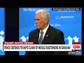 Pence inconceivable there are not middle easterners in caravan