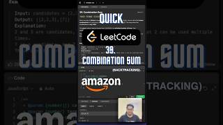 Combination Sum - Leetcode 39 - Javacript (Quick)
