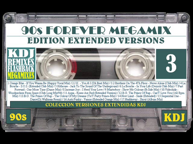 90s Forever Megamix Extended Versions 03 KDJ Edicion House