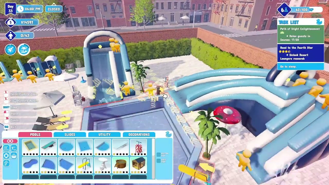 Let's play Waterpark Simulator Part 35 #waterparksimulator #letsplay #gameplay #gaming