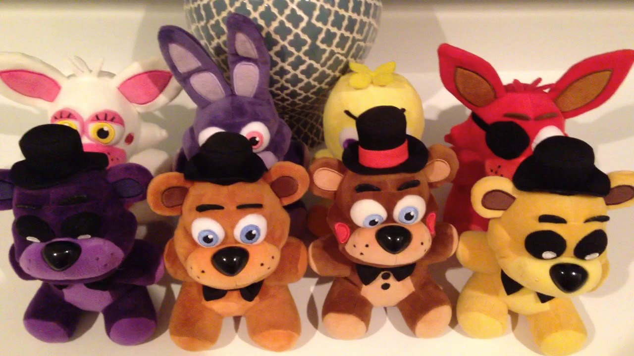We have all the FNAF Plushes Funko Wave 1 - YouTube