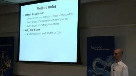 Nicholas Zakas: Scalable JavaScript Application Architecture