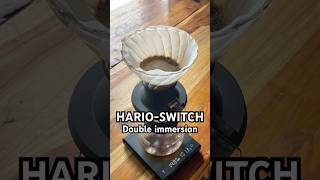 Double immersion using hario-switch #kopi #coffee #brewer #brewing