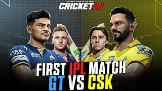 Playing First IPL Match in Cricket 26 | GT vs CSK 😍🔥PS5 (4K60) screenshot 4