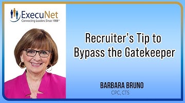 Recruiter’s Tip to Bypass the Gatekeeper
