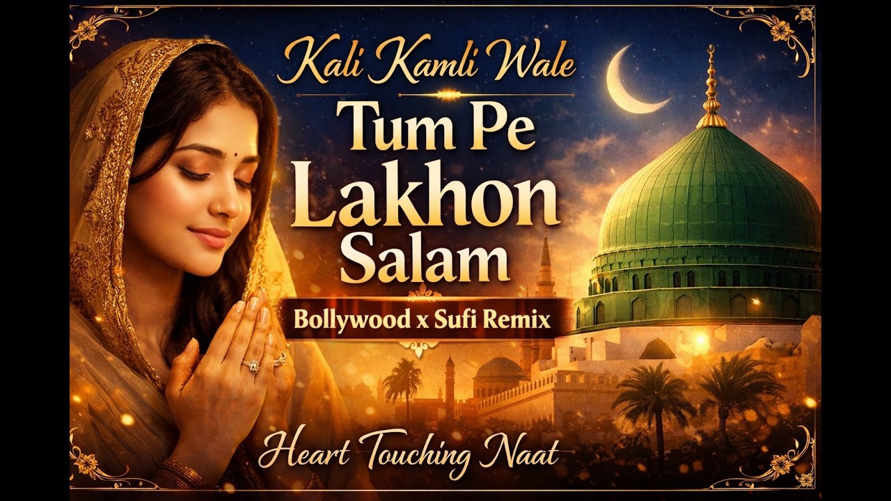 Kali Kamli Wale Tum Pe Lakhon Salam | Bollywood x Original Sufi Remix | Emotional Naat