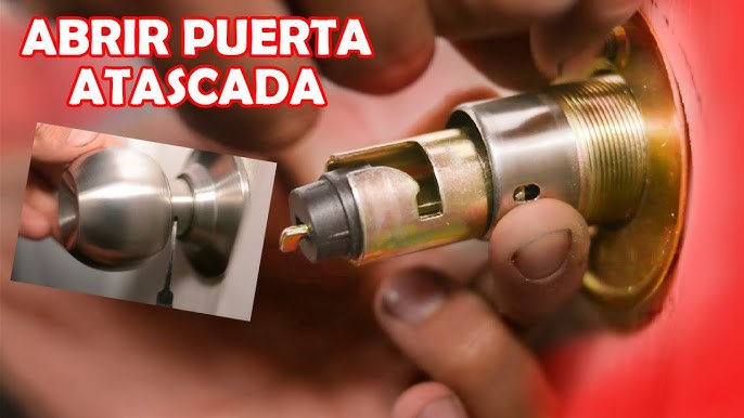 Chapa Cerradura de Pera Madera Oscura para Alcoba - Baño