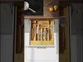 Expandable Bamboo Drawer Organizer—SimpleOrganization #kitchenorganization  #bamboo #amazonfinds 🔗👆