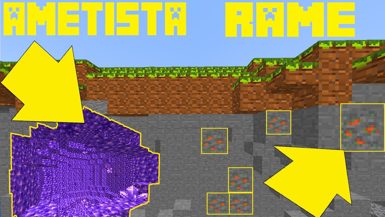 COME TROVARE IL RAME E L'AMETISTA SU MINECRAFT ITA 1.17 20 YouTube COME TROVARE IL RAME E L'AMETISTA SU MINECRAFT ITA 1.17 20 YouTube