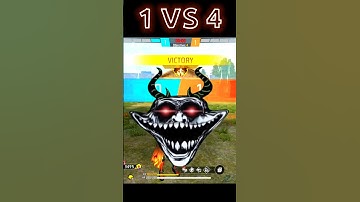 Insane 1v4 Clutch 🤫☠️ | CS Rank Playing like hacker 😈 | #1v4 #freefire #csrank1vs4situation #ff