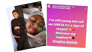 ACTRESS REGINA DANIES AND HUSBAND, PRINCE NWOKO WELCOME BABY BOY - CHILD BIRTH VIDEO